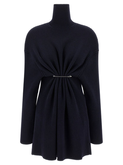 Balenciaga Pinched Dress Blue