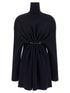 Balenciaga Pinched Dress Blue