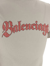 Balenciaga Logo Print T-shirt Gray