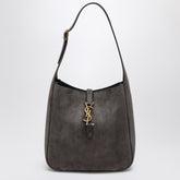 Saint Laurent Small Le 5 À 7 Suede Shoulder Bag Brown