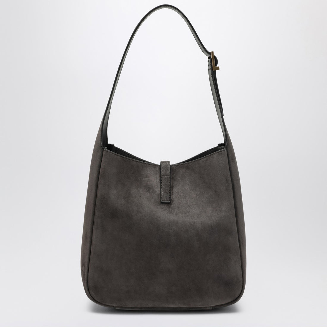 Saint Laurent Small Le 5 À 7 Suede Shoulder Bag Brown