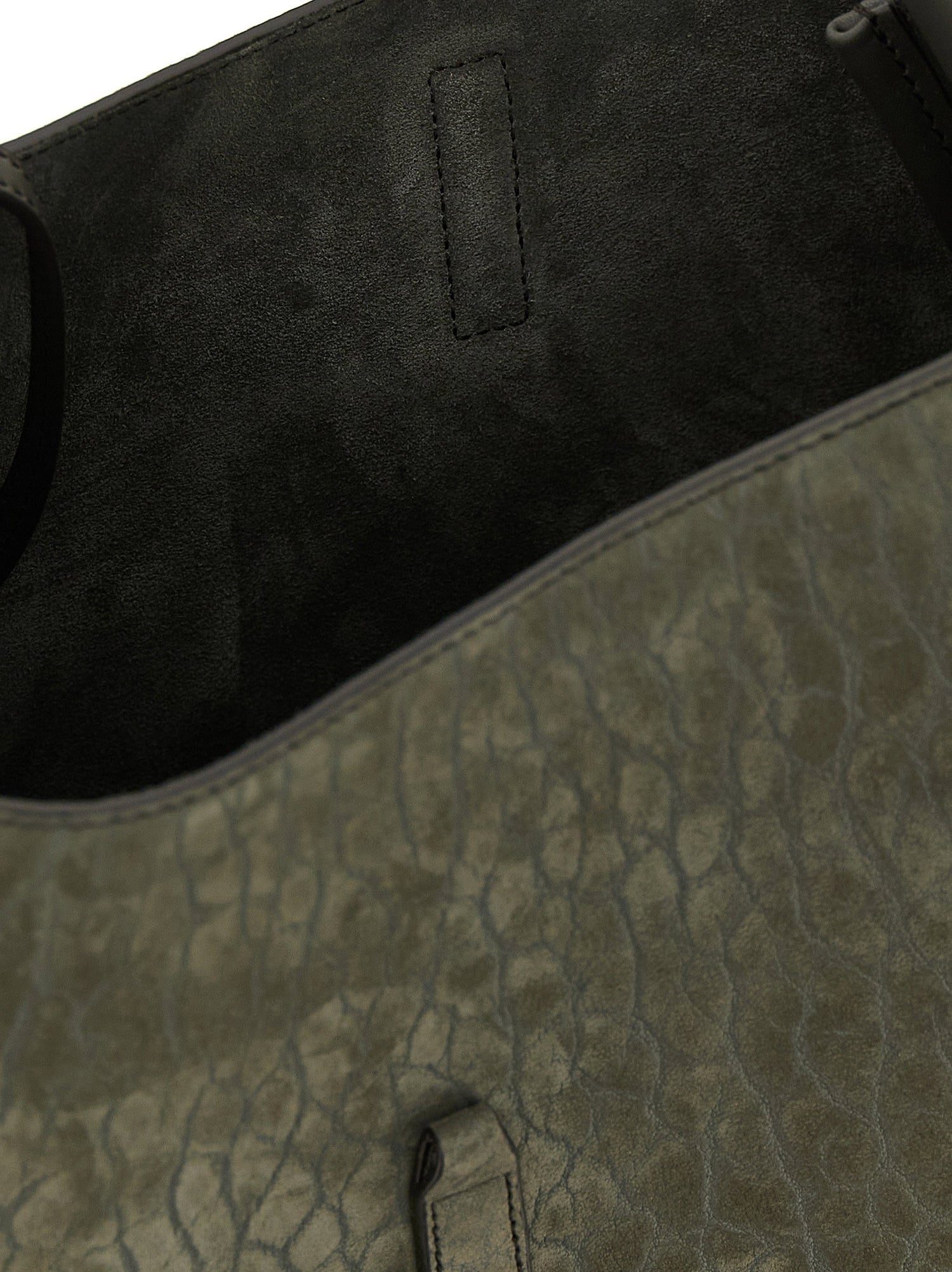 Saint Laurent Micro Le 5 à 7 Shoulder Bag Gray