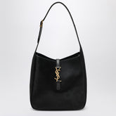 Saint Laurent Le 5 À 7 Black Pony-Effect Leather Shoulder Bag Black