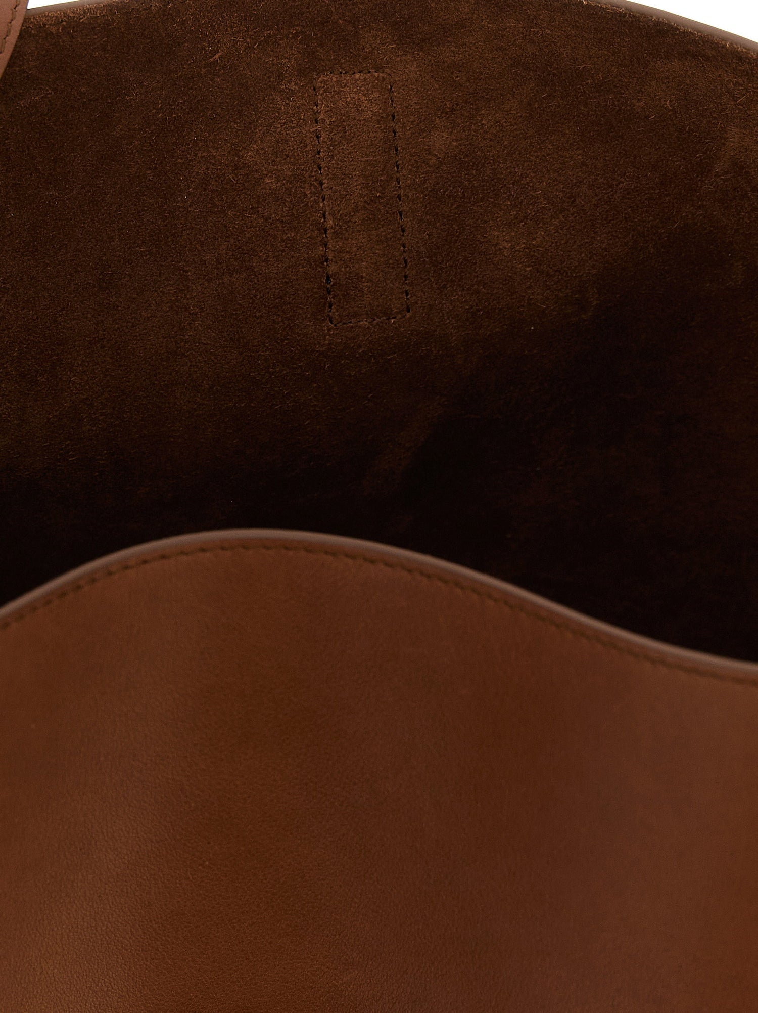 Saint Laurent Le 5 à 7 Large Shoulder Bag Brown