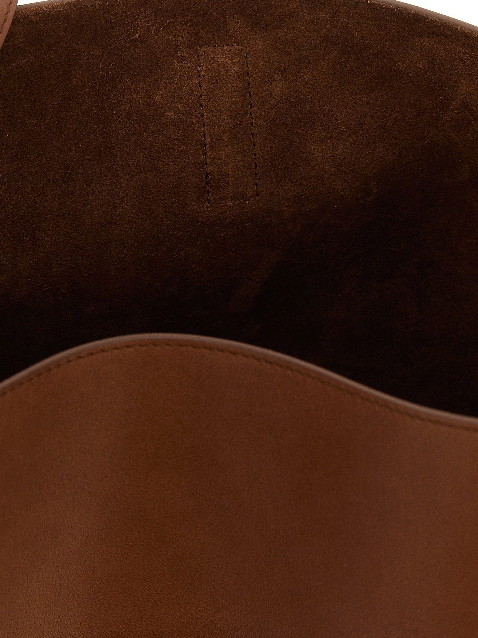 Saint Laurent Le 5 à 7 Large Shoulder Bag Brown