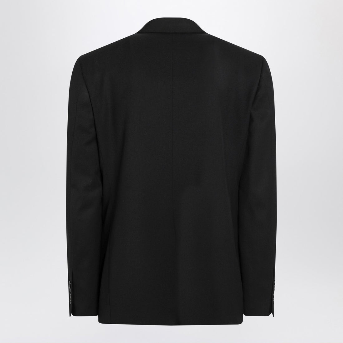 Balenciaga Single-Breasted Wool Jacket in Black black