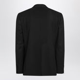 Balenciaga Single-Breasted Wool Jacket in Black black