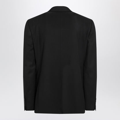Balenciaga Single-Breasted Wool Jacket in Black black