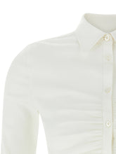 Balenciaga Curling Shirt White