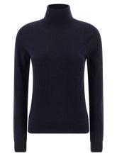 Balenciaga Standard Turtleneck Turtleneck Sweater Blue