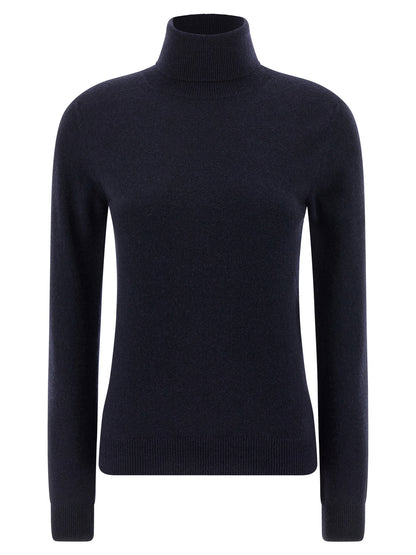 Balenciaga Standard Turtleneck Turtleneck Sweater Blue