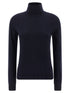 Balenciaga Standard Turtleneck Turtleneck Sweater Blue