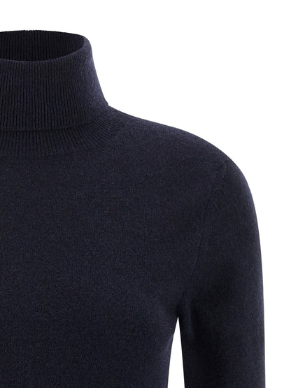 Balenciaga Standard Turtleneck Turtleneck Sweater Blue