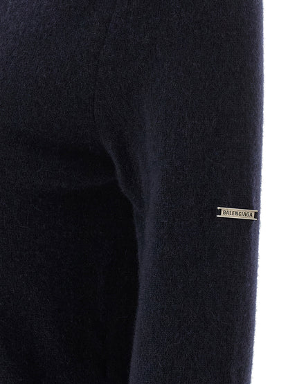 Balenciaga Standard Turtleneck Turtleneck Sweater Blue