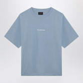 Balenciaga Back Medium Fit T-shirt Light Blue