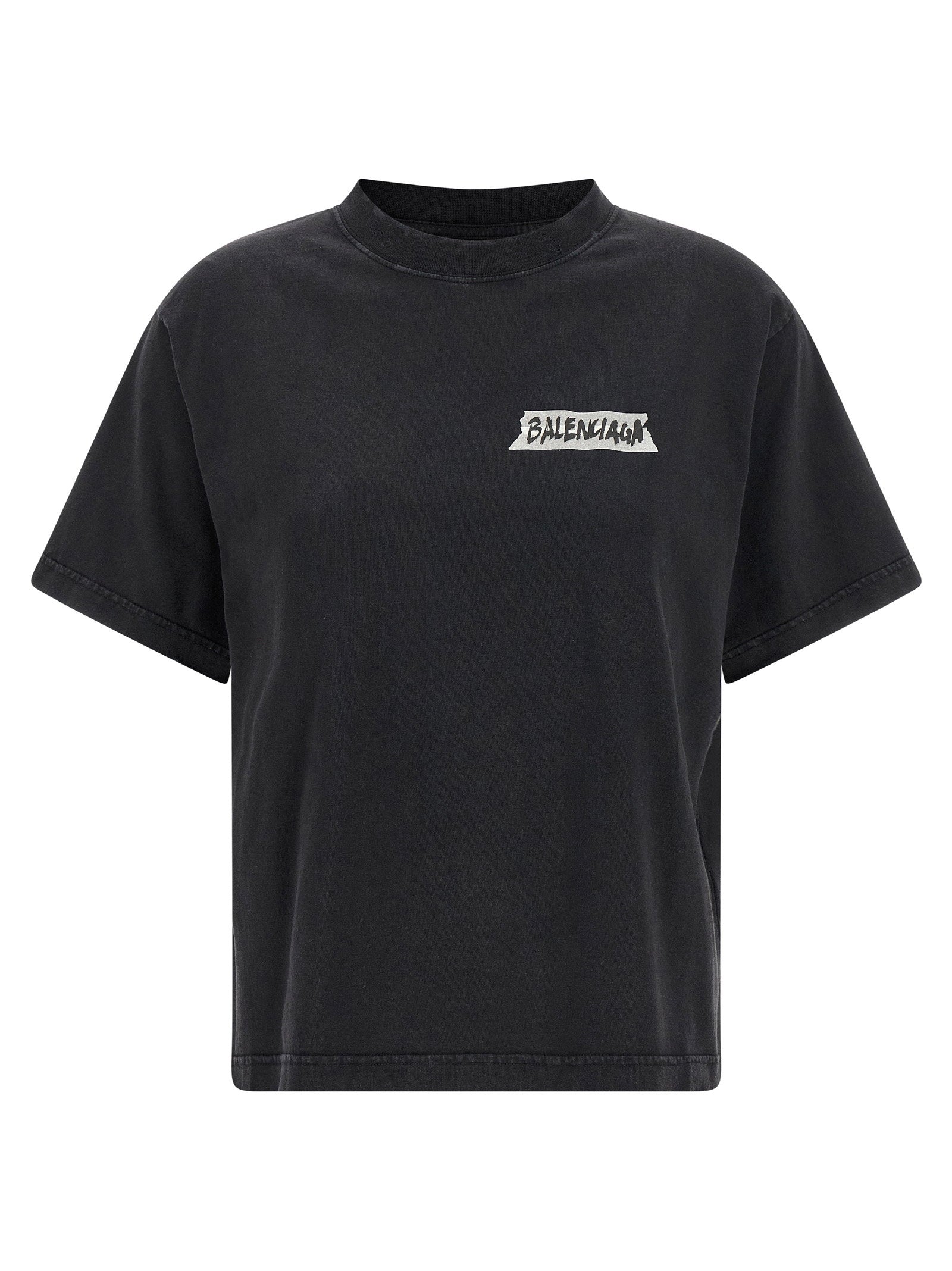 Balenciaga Masking Tape T-shirt Black  