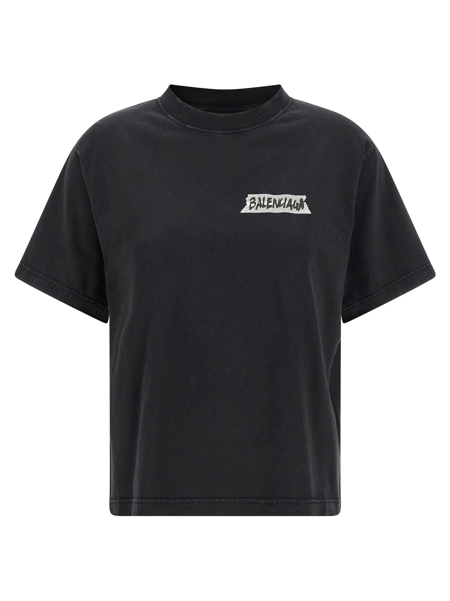 Balenciaga Masking Tape T-shirt Black