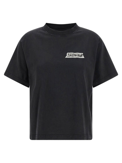 Balenciaga Masking Tape T-shirt Black