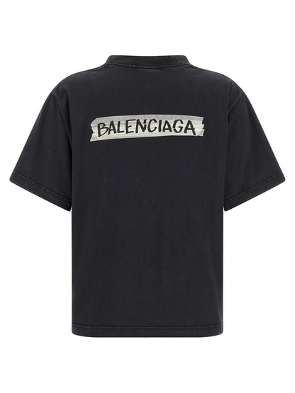 Balenciaga Masking Tape T-shirt Black  