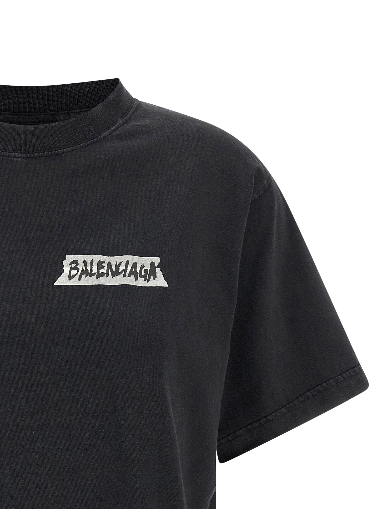 Balenciaga Masking Tape T-shirt Black