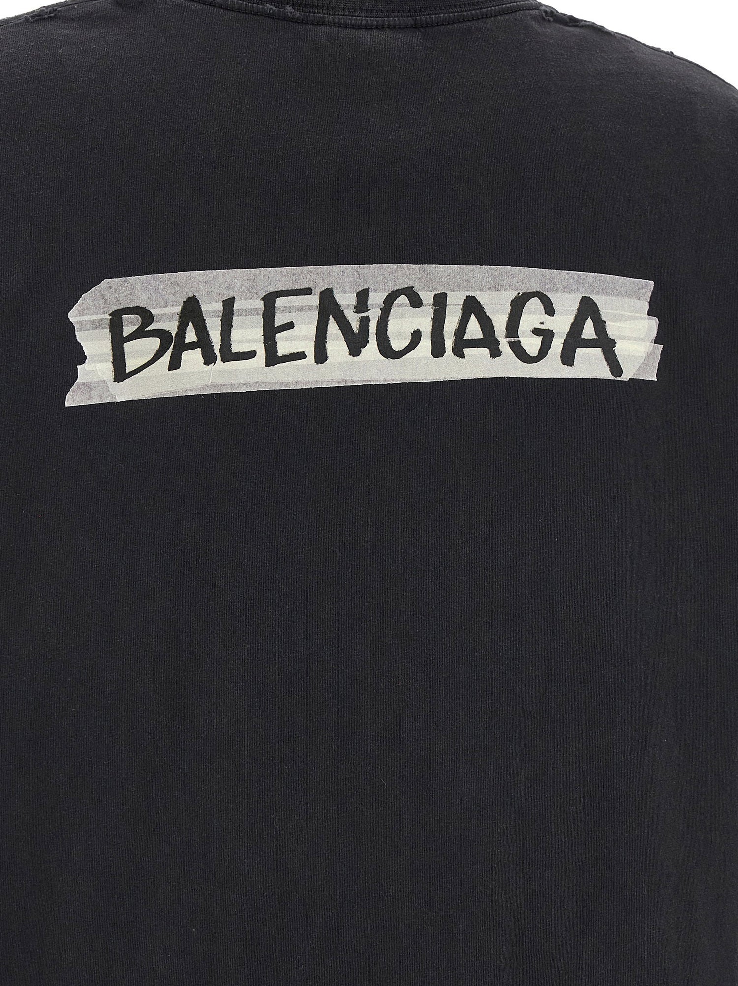 Balenciaga Masking Tape T-shirt Black