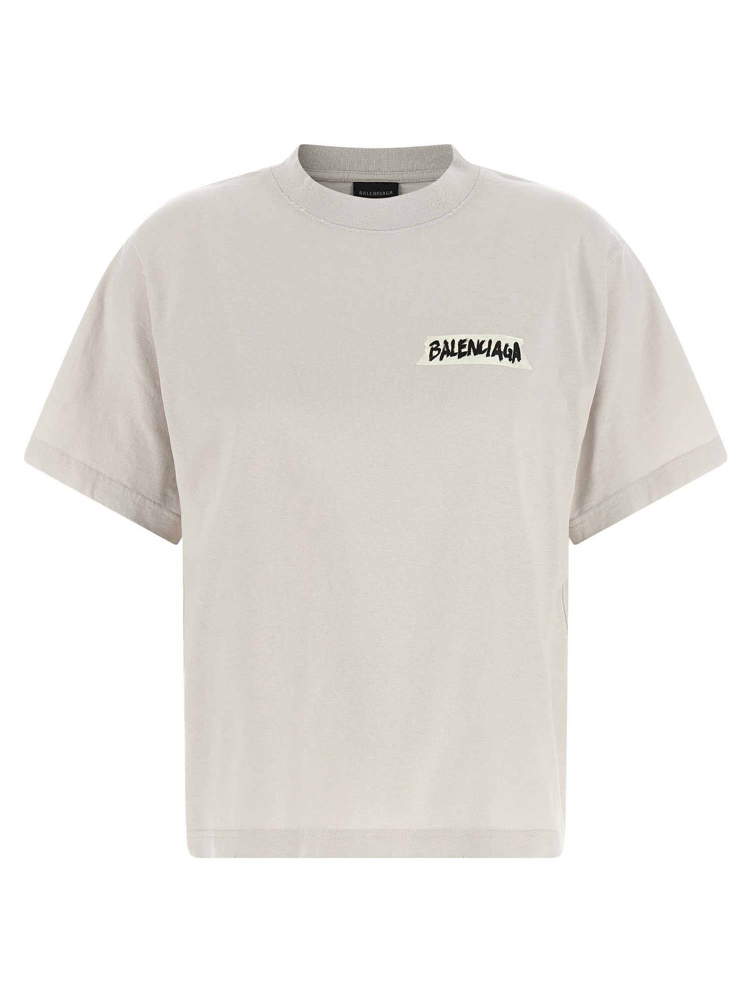 Balenciaga Masking Tape T-shirt Gray