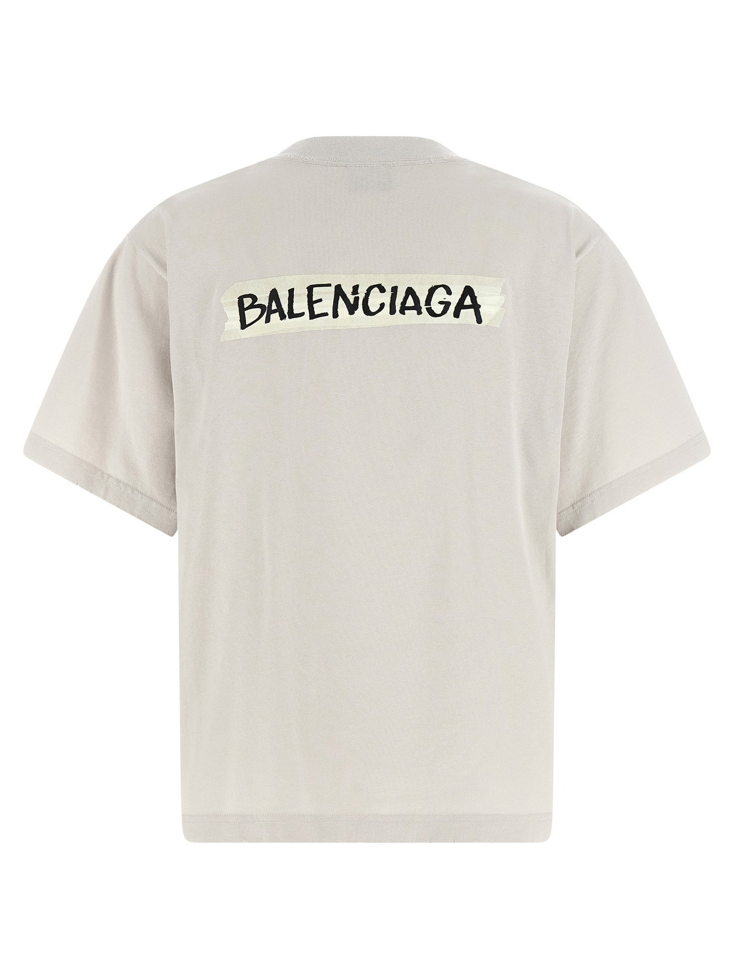 Balenciaga Masking Tape T-shirt Gray