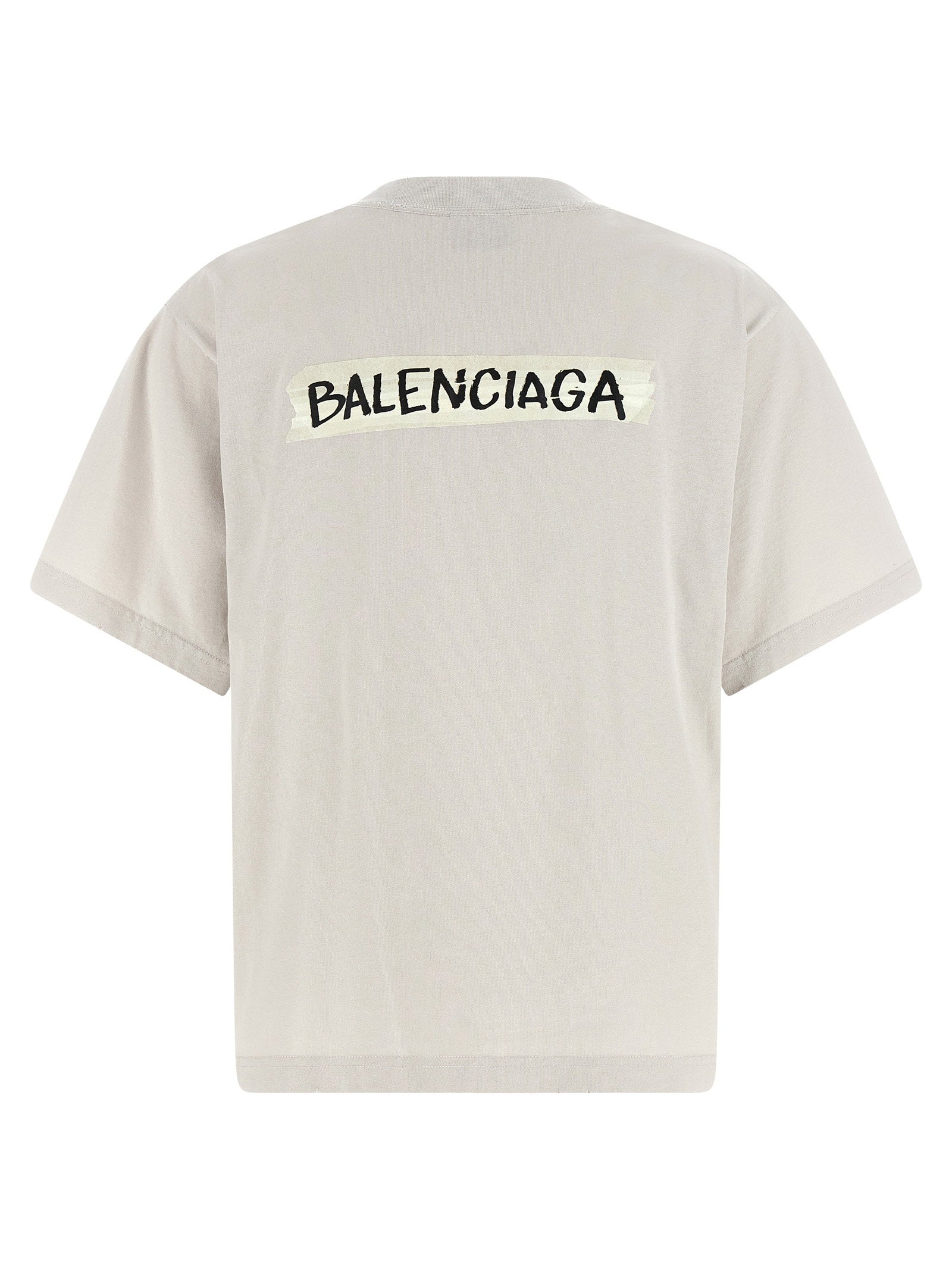 Balenciaga Masking Tape T-shirt Gray