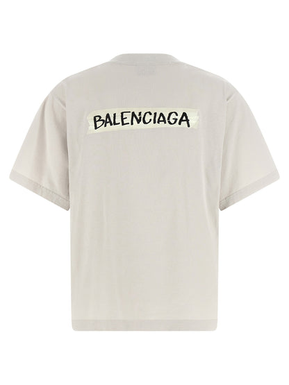 Balenciaga Masking Tape T-shirt Gray