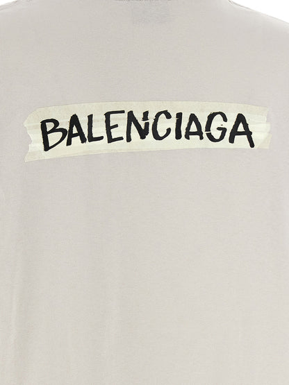Balenciaga Masking Tape T-shirt Gray