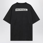 Balenciaga Washed Masking Tape T-shirt Black