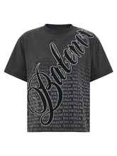 Balenciaga Cursive T-shirt Black