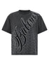 Balenciaga Cursive T-shirt Black