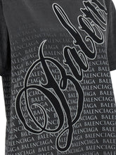 Balenciaga Cursive T-shirt Black