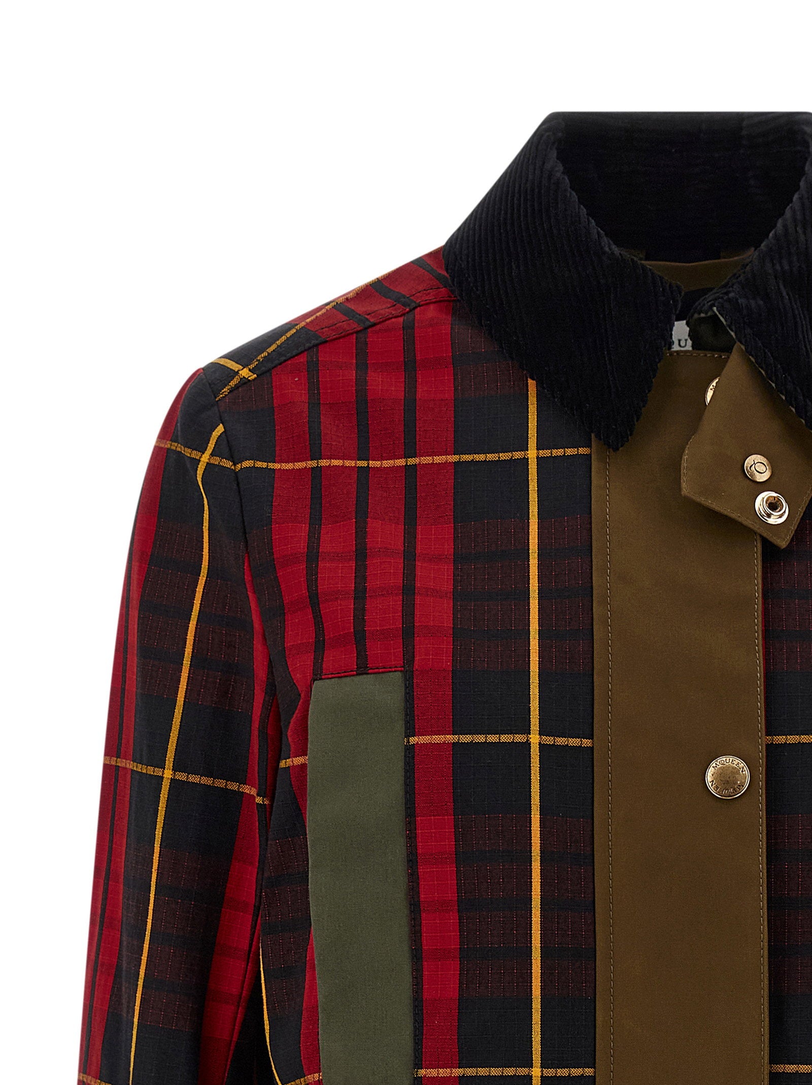 Alexander McQueen Patchwork Jacket Multicolor