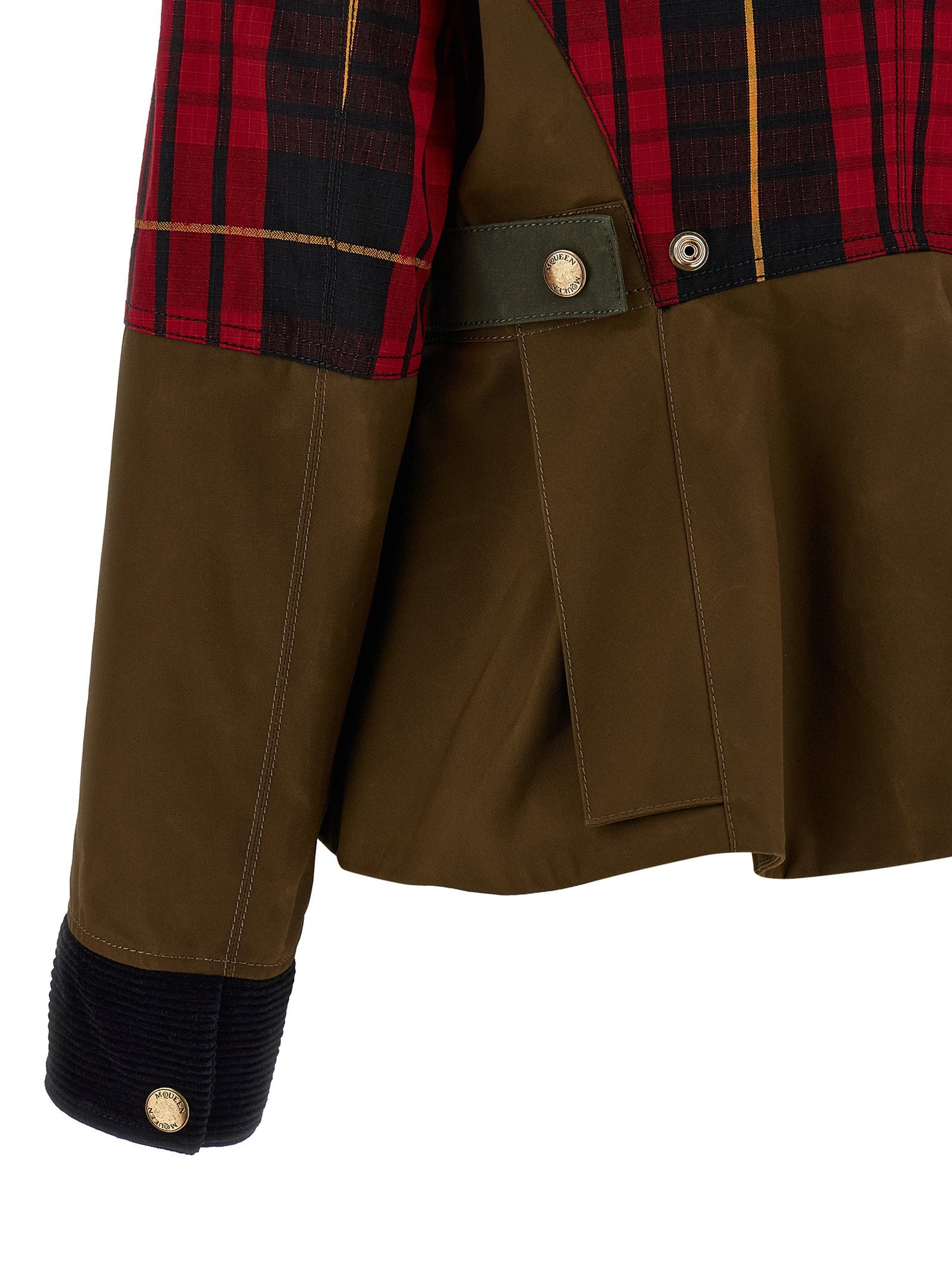 Alexander McQueen Patchwork Jacket Multicolor