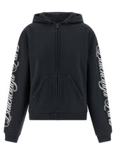Balenciaga Cursive Hoodie Black