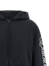 Balenciaga Cursive Hoodie Black