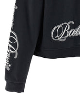 Balenciaga Cursive Hoodie Black