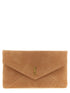 Saint Laurent Envelope Maxi Clutch Brown