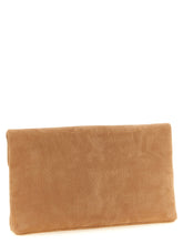 Saint Laurent Envelope Maxi Clutch Brown
