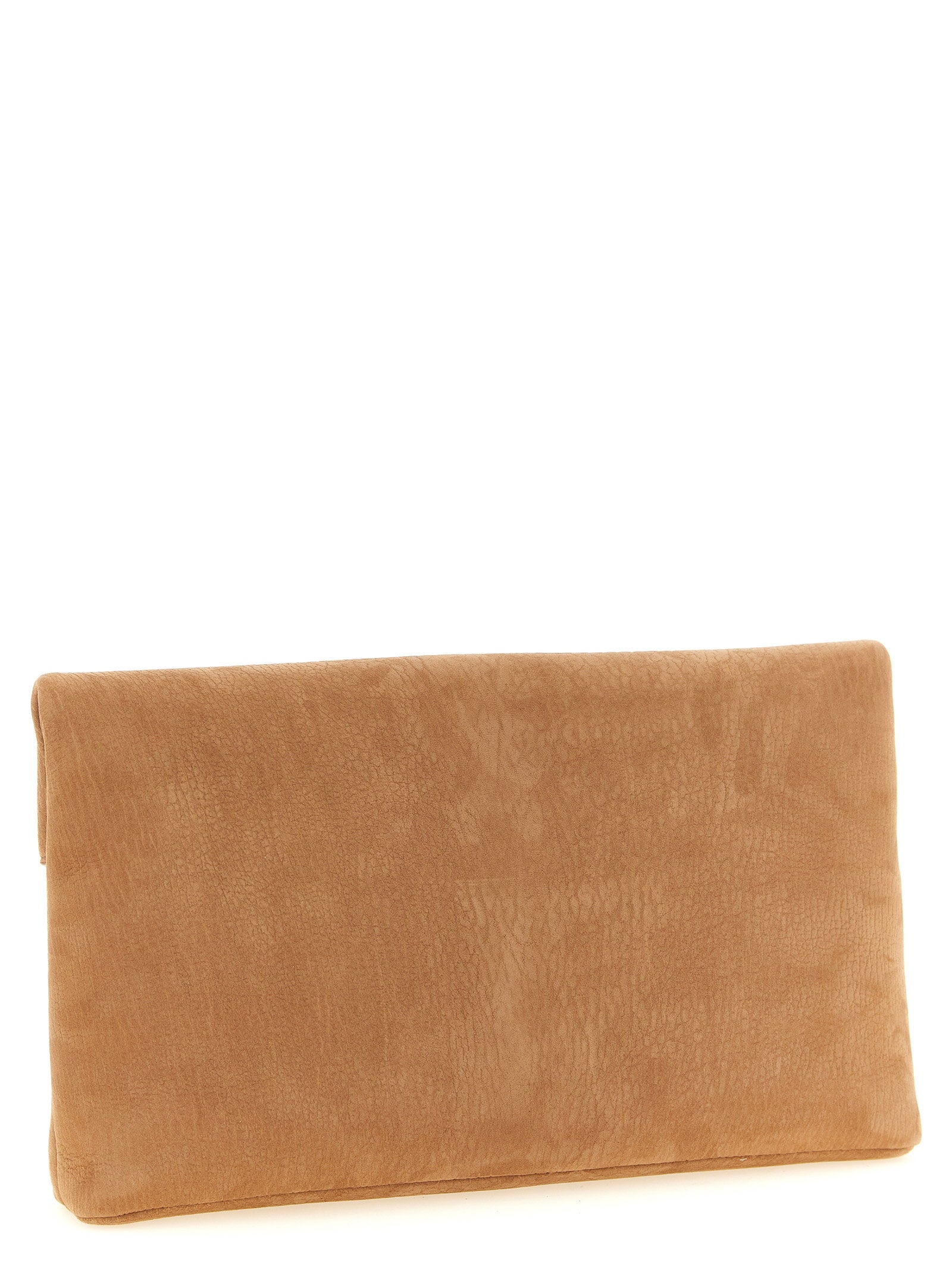 Saint Laurent Envelope Maxi Clutch Brown