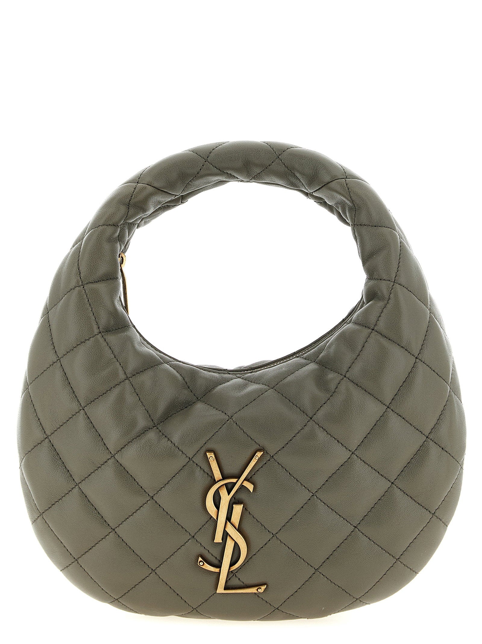Saint Laurent Icarino Baby Handbag Gray