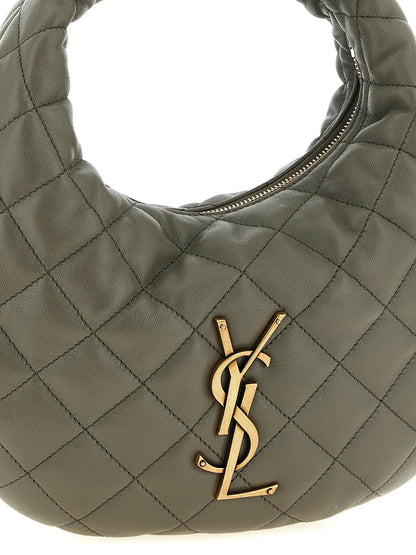Saint Laurent Icarino Baby Handbag Gray