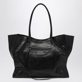 Balenciaga Medium Le City Tote Bag in Black Leather