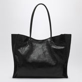 Balenciaga Medium Le City Tote Bag in Black Leather