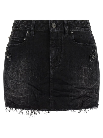 Balenciaga City Skirt Black