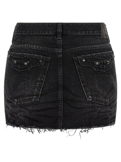 Balenciaga City Skirt Black