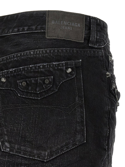 Balenciaga City Skirt Black