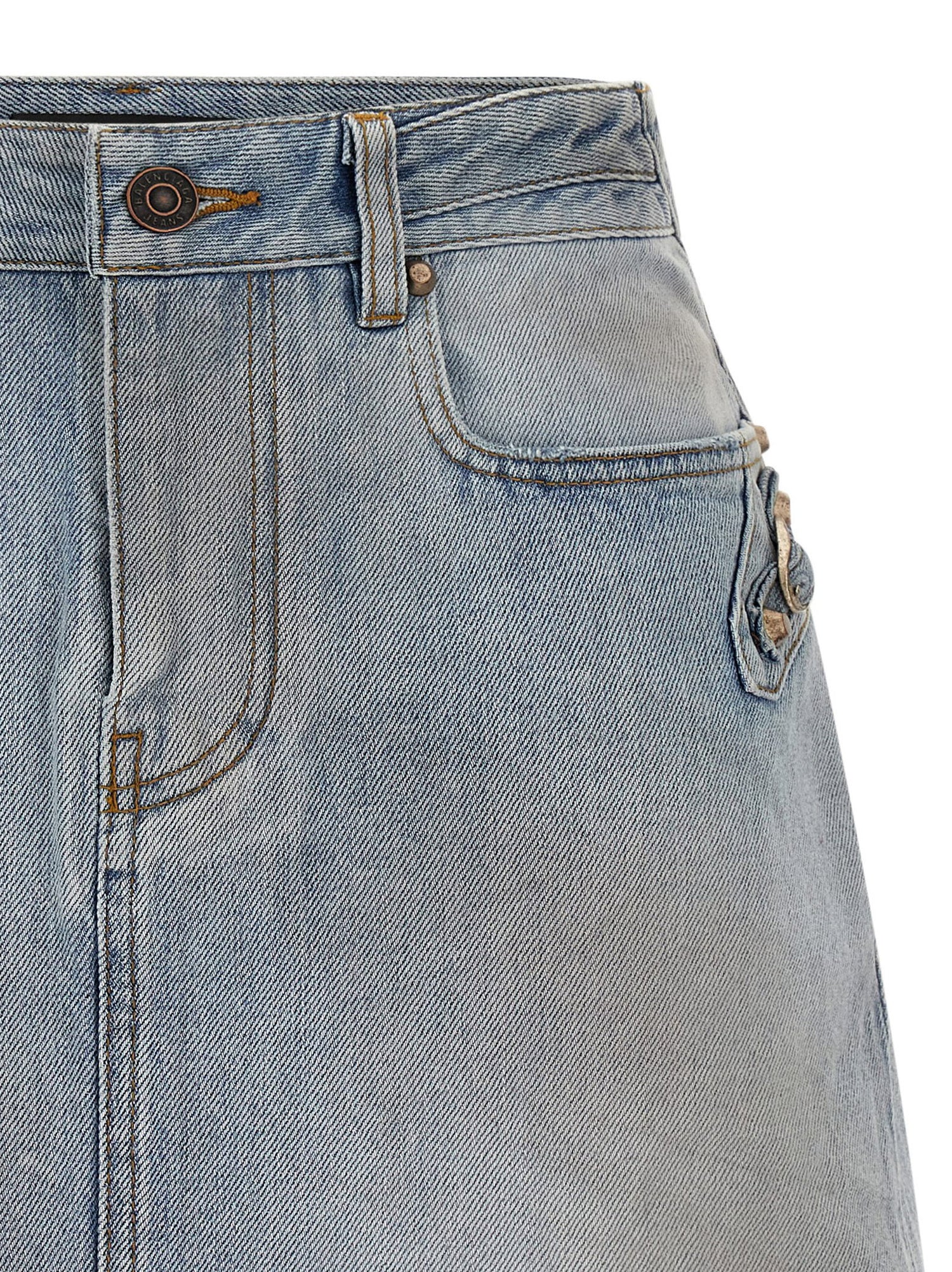 Balenciaga City Skirt Light blue